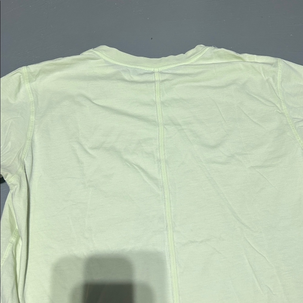 Lululemon All Yours Cotton Tee Shirt (Size 6) (Elixir Color) - Picture 7 of 9